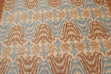 6' x 9' Ikat Design Area Rug Hand Knotted 100% Wool Beige - Oriental Rug Of Houston