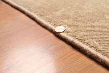 5' x 7' Modern Area Rug Erased Distress Pattern Wool Hand Knotted Tan - Oriental Rug Of Houston