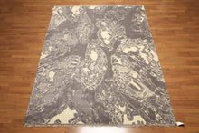 6' x 9' Hand knotted Oriental area rug 100% Wool Modern Gray - Oriental Rug Of Houston