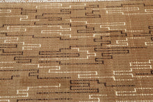 6' x 9' Hand knotted Oriental area rug 100% Wool Modern full pile 6x9 Brown