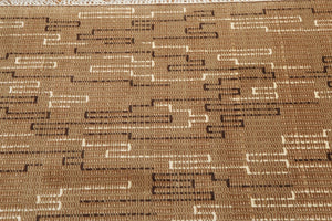 6' x 9' Hand knotted Oriental area rug 100% Wool Modern full pile 6x9 Brown - Oriental Rug Of Houston