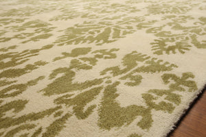 8' x11'  Vanilla Musturd Color Hand Made Oriental Rug Wool Traditional Oriental Rug