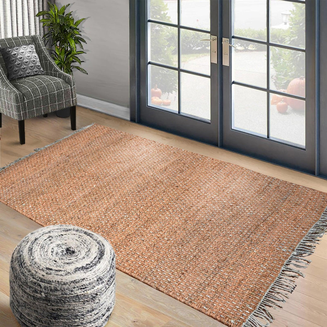 Multi Size Hand Woven Flat Weave 100% Jute Ineas Traditional Oriental Area Rug - Oriental Rug Of Houston