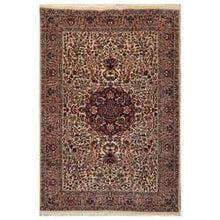 4' x 6' Hand Knotted 100% Wool 16/18 Pak Persian 300 KPSI Area Rug Ivory