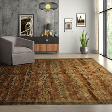 10'4"x13'5"Tibetan Hand Knotted 100% Wool Transitional Oriental Area Rug Brown - Oriental Rug Of Houston