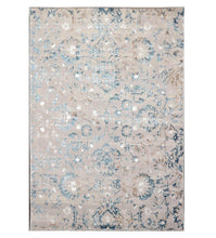 3' x5'  Taupe Beige Blue Color Machine Made Persian Polypropylene Modern & Contemporary Oriental Rug