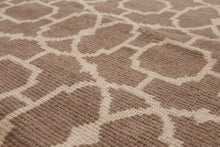8' x 10' Hand Knotted Turkish Weave 100% wool area rug Taupe 8x10 - Oriental Rug Of Houston