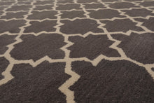 8' x 10' Handmade 100% Wool Traditional Oriental Area rug Modern Gray & Ivory