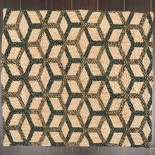 21"x34"Set of Five Hand Braided Jute Natural Fiber Area Rug Foot mat Doormat Mat Multi Color - Oriental Rug Of Houston