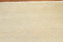 Hand Knotted Modern Area Rug Wool Area Rug Aqua 9' x 12' - Oriental Rug Of Houston