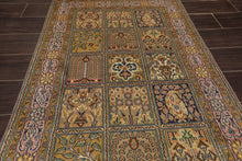 Persian Oriental Area Rug Hand Knotted 100% Silk Traditional Dabba Box 400 KPSI (2'6"x4') - Oriental Rug Of Houston
