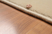 5' x 8' Designer Embossed Diamond Pattern 100% Wool Area Rug Beige - Oriental Rug Of Houston