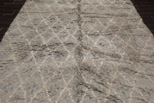 8’2" x 10’4" Hand Knotted 100% Wool Plus Pile Moroccan Area Rug Gray - Oriental Rug Of Houston