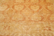 9' x 11'7" Hand Knotted Peshawar Gold Wash Antique Finish Oriental Area Rug Tan - Oriental Rug Of Houston