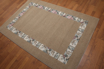 4' x 6' Modern Natural fiber 100% Sea Grass area rug Natural - Oriental Rug Of Houston