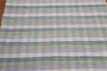 4' x 6' Hand woven Reversible Flatweave Wool Area rug Off White - Oriental Rug Of Houston