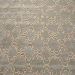 9x12 Gray, Beige Hand Tufted 100% Wool Modern & Contemporary Persian Oriental Area Rug - Oriental Rug Of Houston