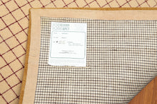 5'6" x 7'9" made in America Trellis Floral Border 100% wool Area rug Beige - Oriental Rug Of Houston