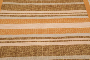6' x 9' Hand Knotted 100% Wool high Low Pile Modern Area Rug