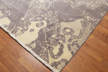 8' x 10' Modern 100% Wool Oriental Area rug 8x10 ft Gray - Oriental Rug Of Houston