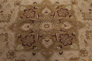 9' x 12' Hand knotted  Traditional Reversible wool Area rug 9x12 Mustard