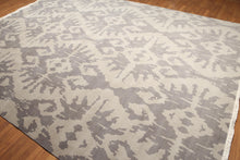 9' x 12' Hand knotted 100% Wool Modern Area Rug full pile 9x12 Gray - Oriental Rug Of Houston