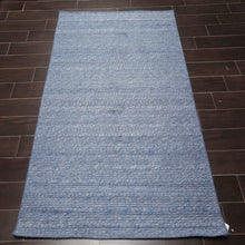 Multi Size Blue Hand Woven 100% Wool Flatweave Modern & Contemporary Oriental Area Rug - Oriental Rug Of Houston