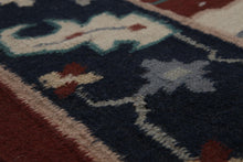 4'x6' Ivory Rust Navy, Blue, Pale Pink, Multi Color Hand-Knotted Persian Tabriz Wool Traditional Oriental Rug
