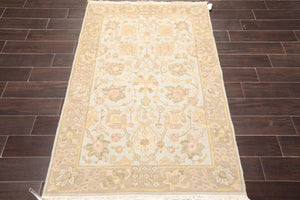 3'10" x 5'10" Hand Knotted Reversible Wool Area Rug Blue - Oriental Rug Of Houston
