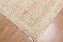 6' x 9' Hand Knotted Industrial Chic 100% Wool Area rug Aqua