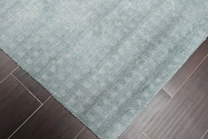 Multi Size Light Blue Hand Tufted Handmade 100% Wool Modern & Contemporary Oriental Area Rug - Oriental Rug Of Houston
