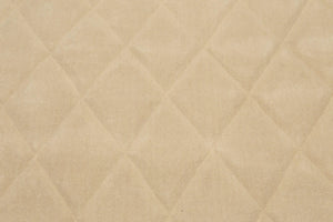 5' x 8' Designer Embossed Diamond Pattern 100% Wool Area Rug Beige