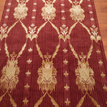 6' x 9' Couristan Hand Knotted Wool & Silk S.fine Damask Tibetan Area Rug Rust - Oriental Rug Of Houston