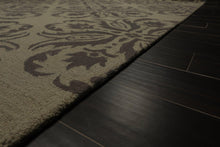 8' x 10' Handmade Wool Loop & Cut Pile Transitional Oriental Area rug Beige - Oriental Rug Of Houston