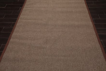 6' x 9' Machine Made 100% Wool Area Rug Contemporary Grey, Brown - Oriental Rug Of Houston