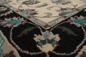 5' x 8' Handmade 100% Wool Traditional Oriental Area Rug Ivory - Oriental Rug Of Houston