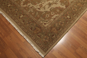 6' x 9' New Hand knotted Wool Oriental Area Rug Beige - Oriental Rug Of Houston
