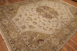 9' x 12' Hand knotted Traditional Reversible wool Area rug 9x12 Mustard - Oriental Rug Of Houston