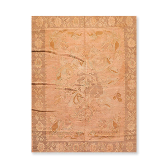 5' x 6'6" Antique Turksih Hand Knotted Wool Oriental Area Rug Traditional Rust