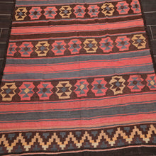 5'5" x 11'6" Vintage Hand-Woven Southwestern Kilim Oriental Area Rug Runner Rose - Oriental Rug Of Houston