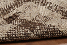 4' x 6' Hand woven Reversible Afghan Kilim 100% Wool Area Rug Ivory - Oriental Rug Of Houston