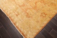 9' x 11'7" Hand Knotted Peshawar Gold Wash Antique Finish Oriental Area Rug Tan - Oriental Rug Of Houston