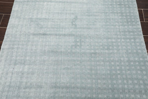 Multi Size Light Blue Hand Tufted Handmade 100% Wool Modern & Contemporary Oriental Area Rug