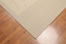 5'3" x 7'4" Contemporary Flat Pile Belgian 100% Wool Area Rug Beige - Oriental Rug Of Houston