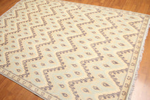 6' x 9' Designer Ikat Hand Knotted 100% Wool Area Rug Aqua - Oriental Rug Of Houston