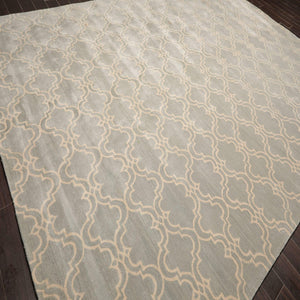 9x12 Gray, Beige Hand Tufted 100% Wool Modern & Contemporary Persian Oriental Area Rug - Oriental Rug Of Houston