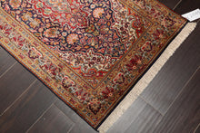 Persian Oriental Area Rug Hand Knotted 100% Silk Traditional Kashan 400 KPSI (2'7"x4'4") - Oriental Rug Of Houston